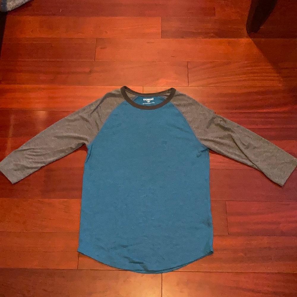 Express baseball tee (half long sleeve)